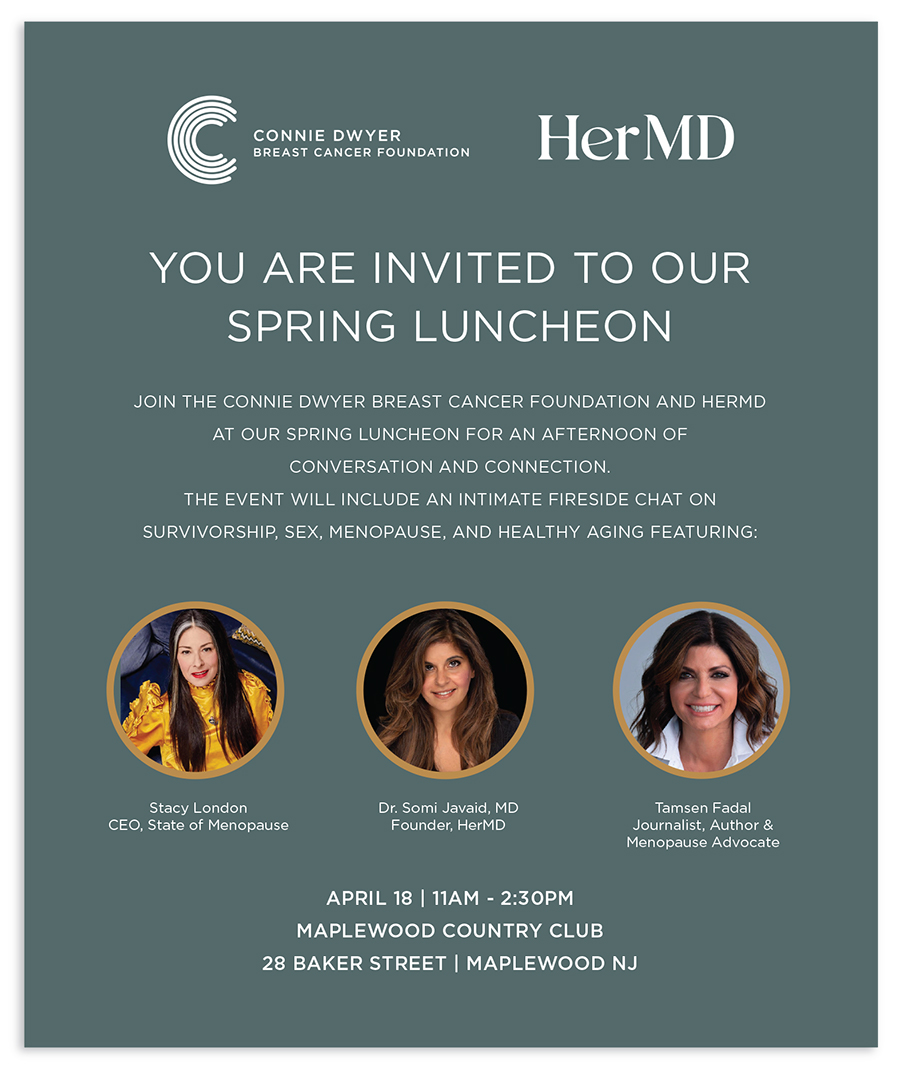 Survivorship, Sex, Menopause and Healthy Aging Spring Luncheon
